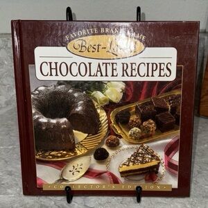 CHOCOLATE Dessert Recipe Book Hard Cover 384 pages with Photographs